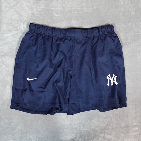 Nike MLB Other - Nike New York Yankees Dri Fit Athletic Shorts Mens 3XL 6.5” Sports Blue